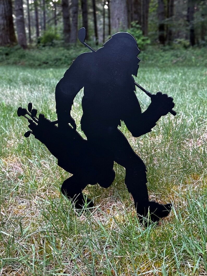 Funny Bulldog Metal Garden Decor