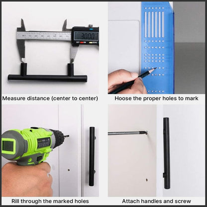 🔥 SALE - Cabinet & Drawer Handle Drill Mounting Template